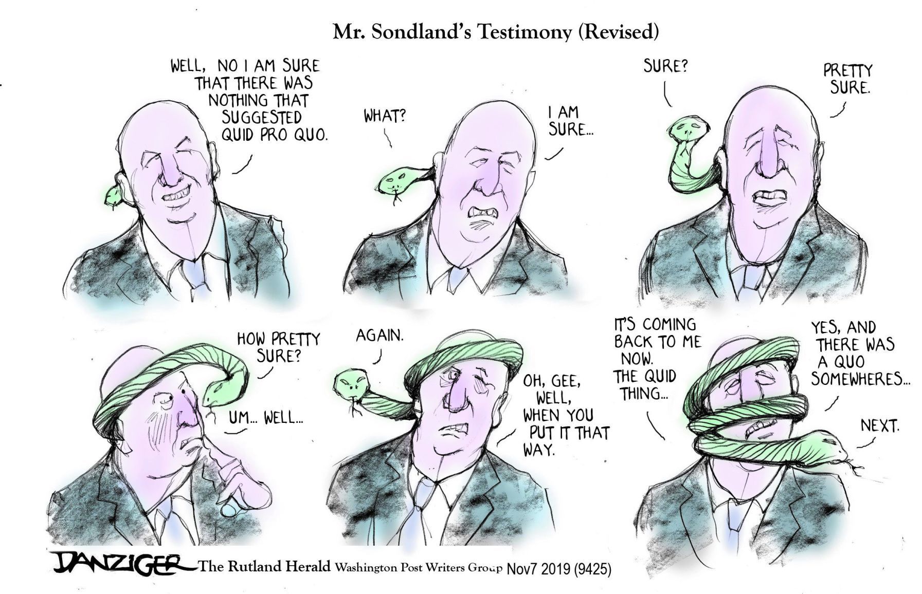 Jeff Danziger cartoon